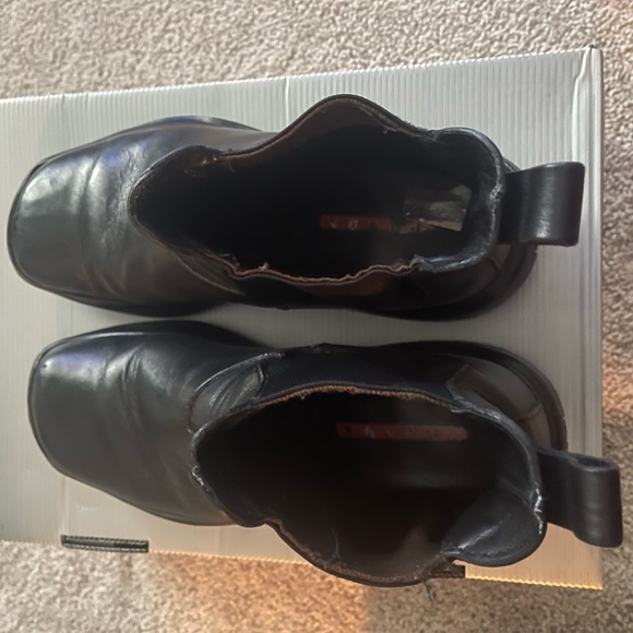 Prada Calzature Uomo PS1065 SKISKOLAER NERO size 8 - Picture 2 of 6